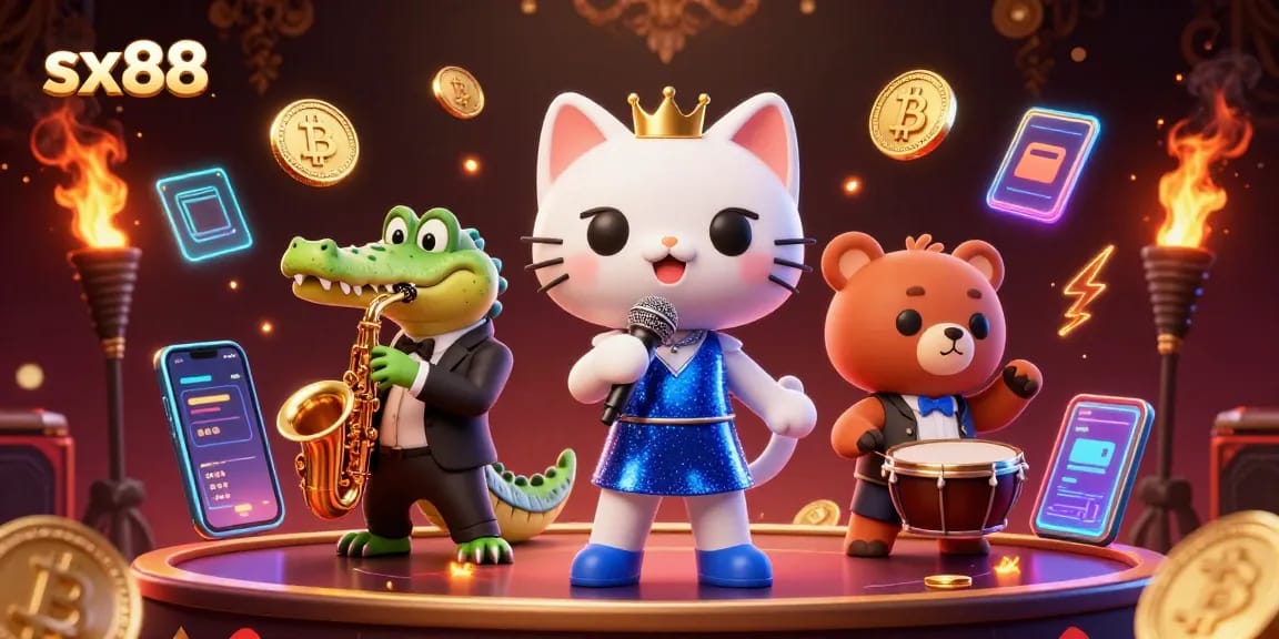 Experience the excitement of sx88 casino with vibrant characters and dynamic game elements.