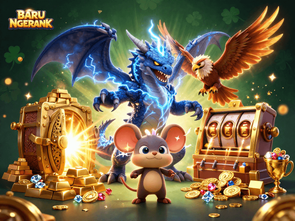 Engage with BARU NGERANK to experience thrilling slot gameplay and visual delight in high definition.