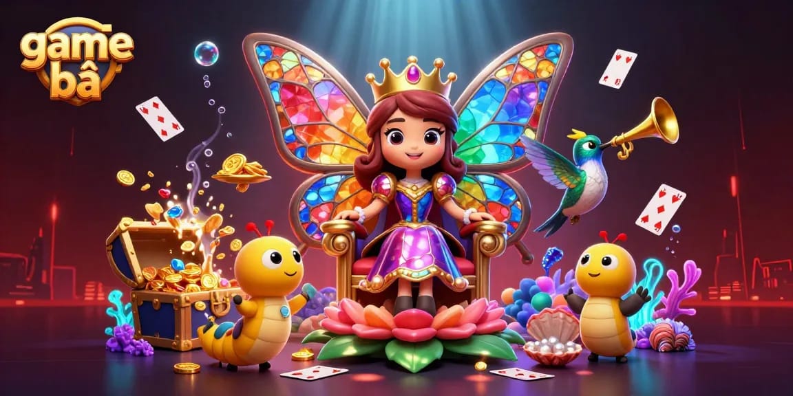 Engage in exciting game bài adventures with colorful underwater themes and vibrant characters.