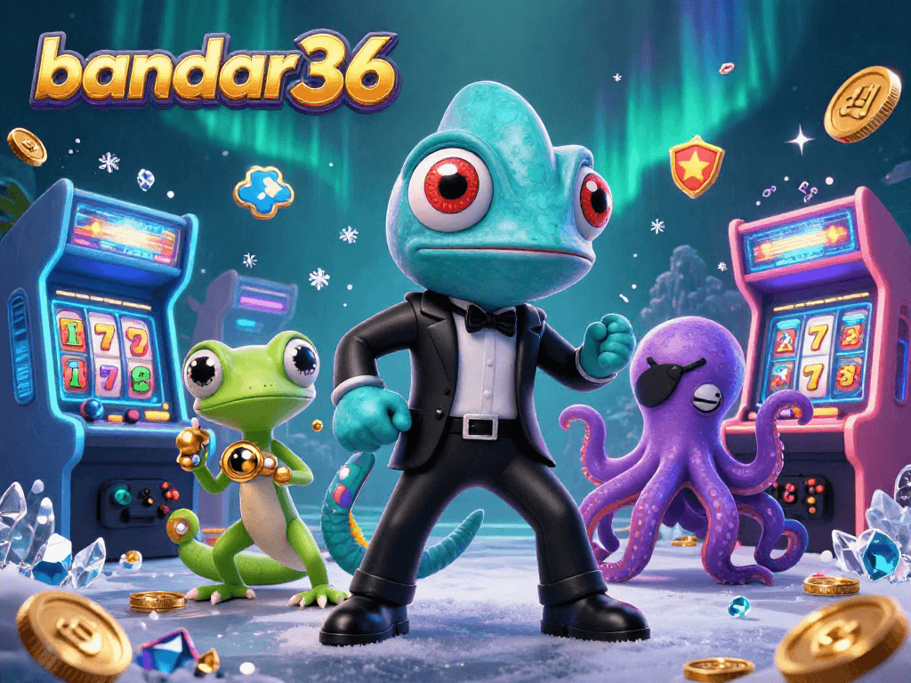 Bandar36 menghadirkan aksi slot menarik dengan karakter kartun 3D dan elemen kasino yang dinamis.