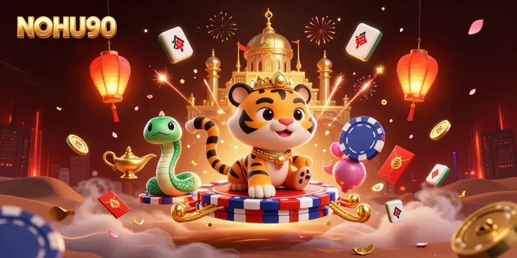 Experience the vibrant world of NOHU90 with a pool of luck, jackpots, and fortune promising elements.
