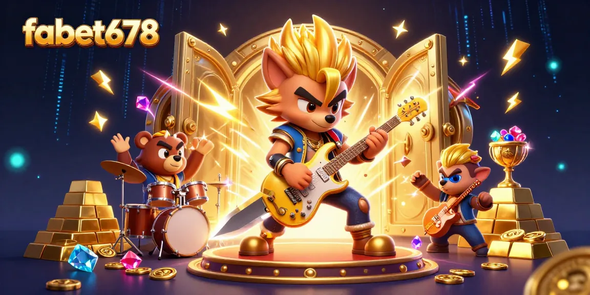 Experience fabet678 with exciting characters and dynamic casino scenes filled with treasures.