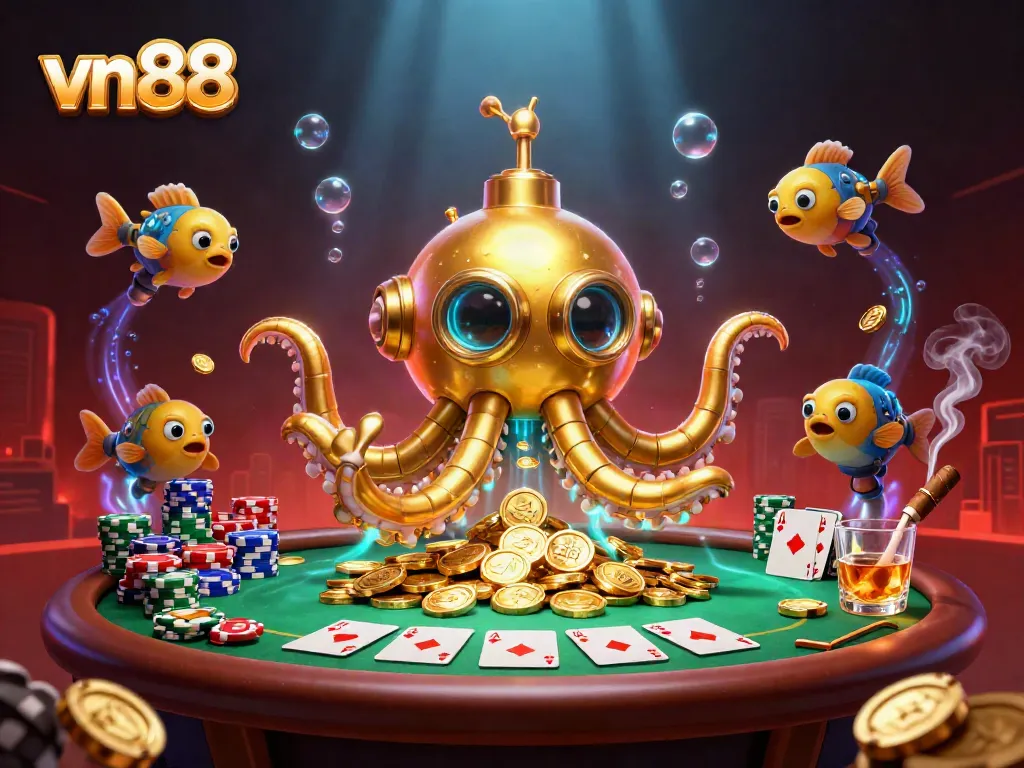 Engage in thrilling gaming adventures with vn88 at a vibrant underwater casino.