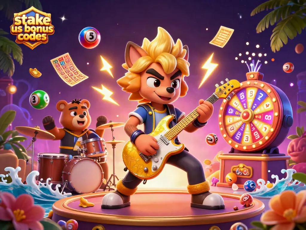 Spin with stake us bonus codes for free coins and exciting features in a vibrant casino scene.