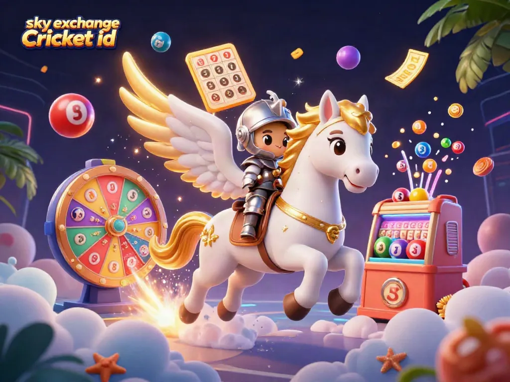 Experience thrilling betting with the sky exchange Cricket id while enjoying vibrant game elements in a dynamic 3D scene.
