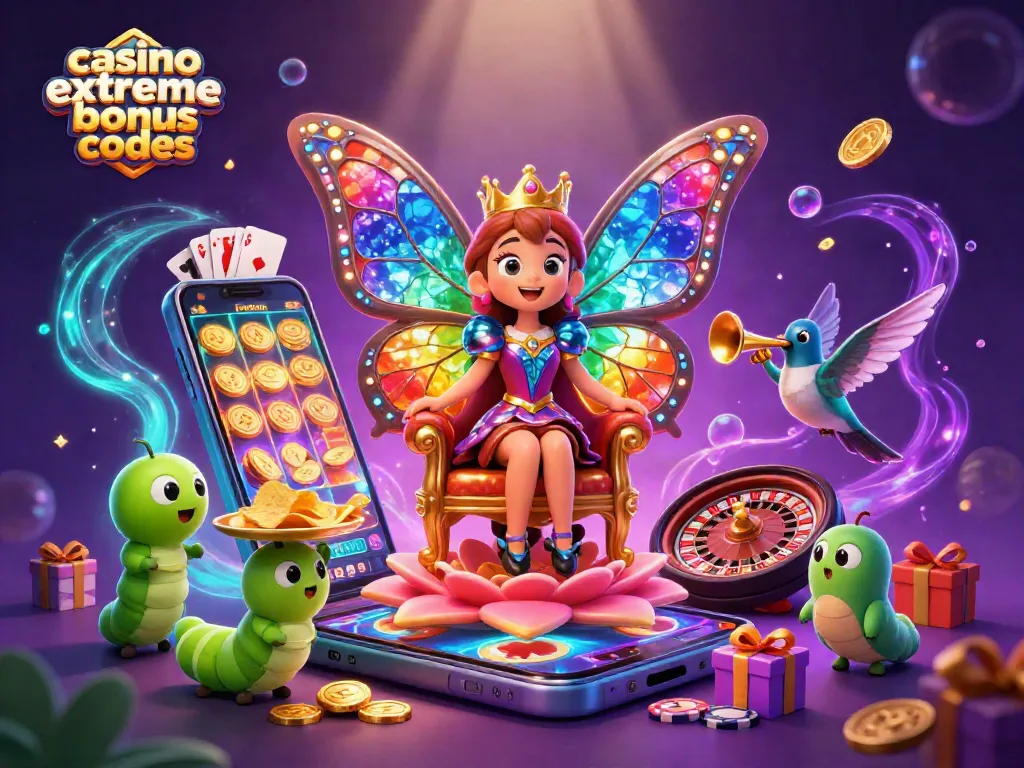Engage with Casino Extreme bonus codes through vibrant illustrations of rich gameplay and rewards.
