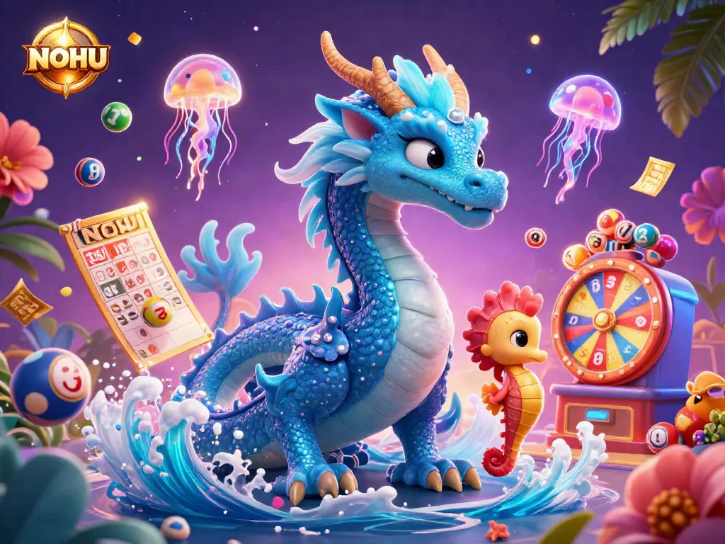 Experience massive wins with NOHU's vibrant lottery scene featuring dynamic characters and exciting game elements.