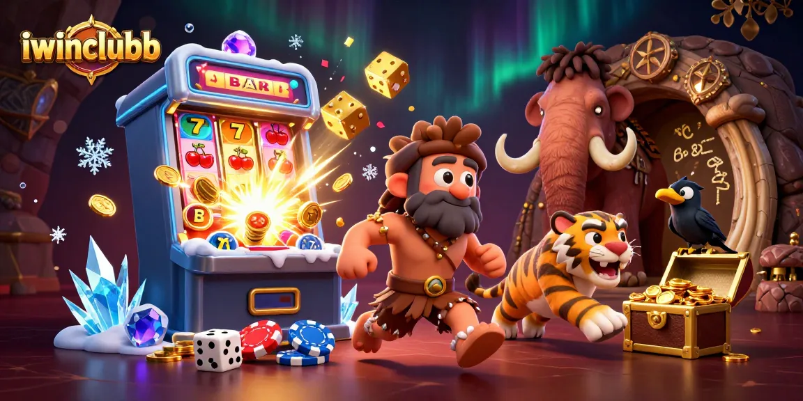 Engage in thrilling gameplay at iwinclubb with vibrant casino-themed 3D illustration.