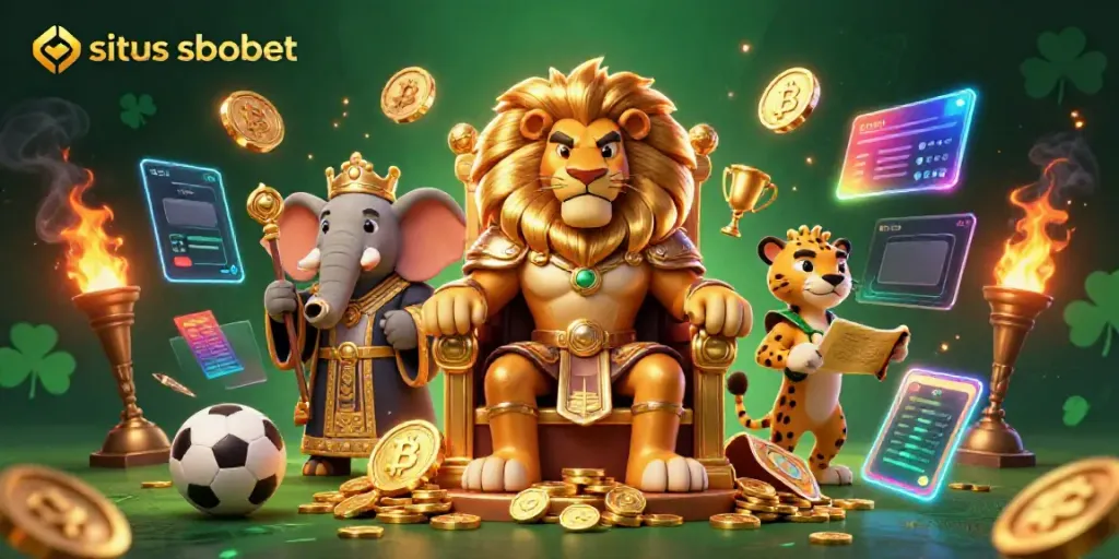 Experience excitement with situs sbobet as a lion king reigns over sports betting.