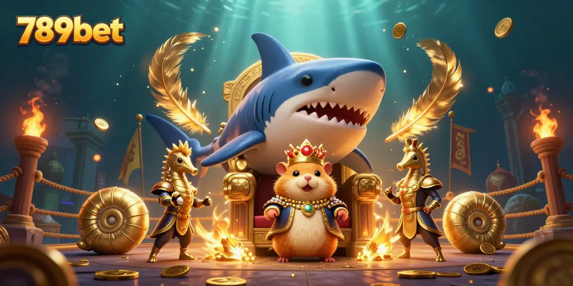Engage with 789bet's dynamic casino scene featuring a fierce hamster king and vibrant gaming elements