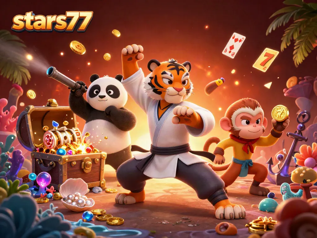 stars77 menghadirkan momen berharga dalam permainan slot dengan karakter lucu dan elemen kasino yang menarik.