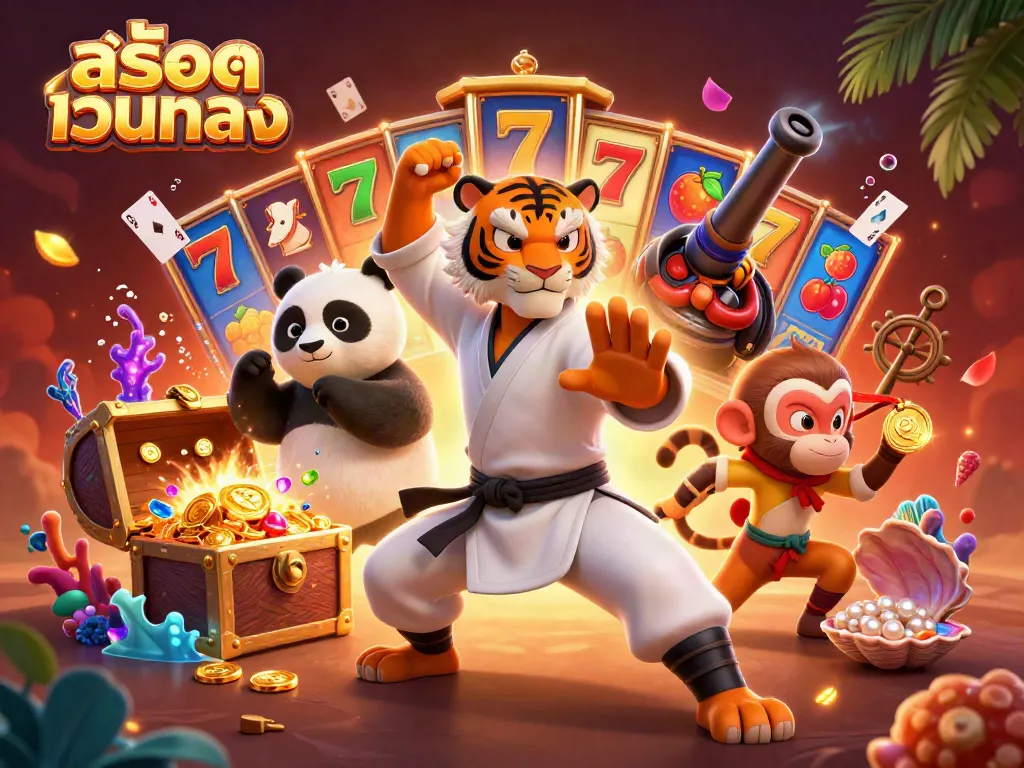 ภาพของสล็อตเว็บตรงที่นำเสนอเกมสล็อตใหม่ กับคาแรกเตอร์ที่สนุกสนานและอัดแน่นด้วยรายละเอียด