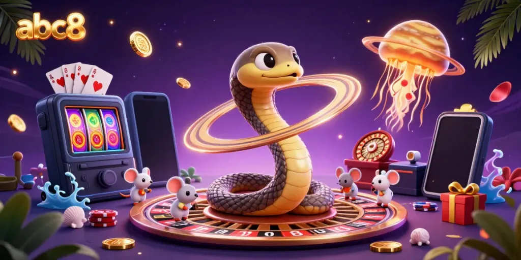 Engage in an exciting cosmic roulette adventure with abc8, where cute astronaut mice are placing bets!